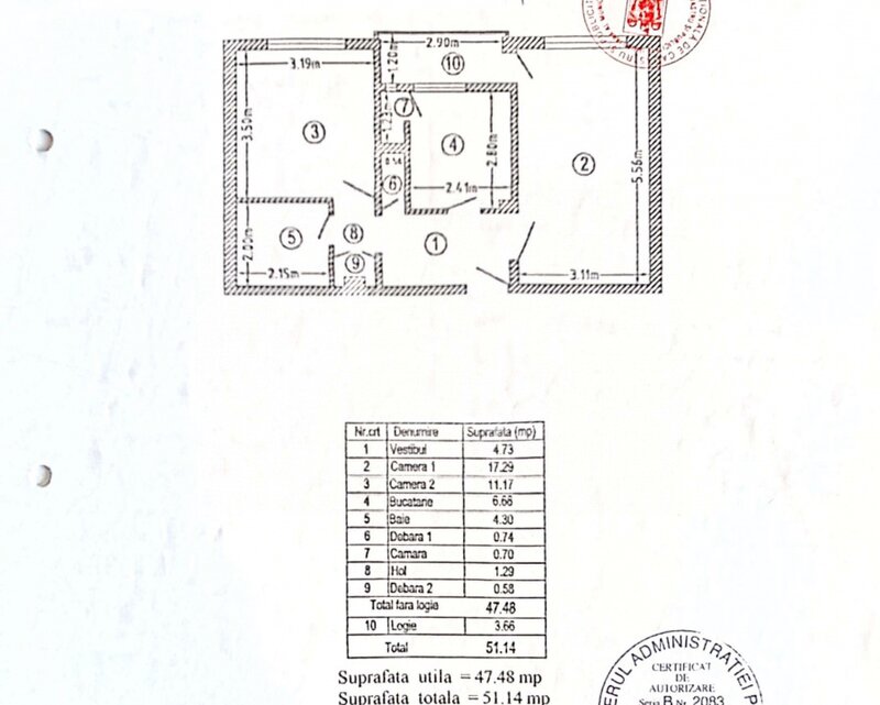 Rahova, Dumbrava Noua! Ap. decomandat cu 2 camere, 5/8, partial mobilat/utilat